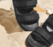 热风休闲凉鞋夏季男士时尚运动凉鞋纯色百搭舒适沙滩鞋户外运动男鞋 01黑色 42 偏大半码 晒单实拍图