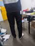 啄木鸟休闲裤男2026夏季薄款宽松直筒西裤九分长裤男士百搭商务裤子男 882黑色九分裤 3XL （33 建议150-160斤） 实拍图