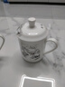 鹏博陶瓷景德镇陶瓷茶杯办公室杯会议室喝茶杯子水杯大容量泡茶杯可定制 雪山临溪 实拍图