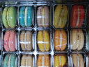 港角马卡龙甜点正宗法国式24枚甜品婚庆糕点情人节生日礼盒装食品 玫红色礼盒 336g 实拍图