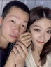 曼禾（MANHE）S925银情侣对戒求婚戒指女款女士订结婚钻戒男士可调节轻奢高级感 实拍图