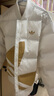 adidas轻薄拒水保暖秋冬通勤穿搭鸭绒羽绒服男女阿迪达斯三叶草   白色(推荐男生选大一码)   L 实拍图