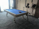 皓玉佳台球桌标准型大理石成人家用多功能黑八桌球台乒乓球桌餐桌二合一 9尺 艺术石板三合一 实拍图
