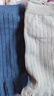 雅鹿五指袜子男袜吸汗透气薄款夏天男士棉袜分趾脚趾ins潮短筒棉袜 (黑+浅灰+军绿+牛仔蓝+白) 5双 均码 （建议38-43码） 实拍图