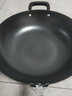炊大皇铁锅无涂层炒锅铸铁锅生铁炒菜锅平底煤气灶电磁炉通用 34cm适用3~5人(带铲+蒸片) 34cm 实拍图