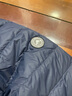 鸭鸭男装直销|春秋轻薄羽绒服男短款鸭绒外套轻便【越晒越温暖】 灰蓝-DSG07A0010 XL 实拍图