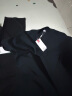 凡客诚品（VANCL）T恤男夏季纯棉纯色体恤圆领上衣运动打底衫 黑色(短) 2XL  晒单实拍图