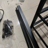 密林挂衣架落地带换鞋凳门口现代简约衣帽架鞋架一体家用简易室内挂 黑灰绒面 80cm(挂架鞋凳一体) 实拍图