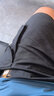 I'M DAVID工装短裤男夏季男士休闲宽松五分裤子潮牌薄款中裤 黑色 3XL 实拍图