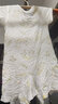 优奇婴儿衣服夏季薄款纯棉短袖连体衣新生儿衣服男女宝宝睡衣哈衣爬服 短袖【奶白】闭档 90cm 实拍图
