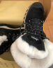 Jeep吉普加绒加厚防滑雪地靴女2023冬季新款户外厚底短靴东北保暖棉鞋 黑色 39 晒单实拍图