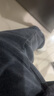 百图betu女装秋季新款休闲裤高腰灯芯绒直筒裤显瘦裤子女2409T81 灰色 S 实拍图