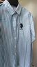 U.S. POLO ASSN.保罗衬衫女商务休闲职场百搭潮流条纹长袖衬衫 蓝条 XL 实拍图