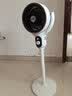 扬子电风扇空气循环扇台地两用智能语音遥控家用风扇卧室客厅落地扇大风量台扇低音八字摇头定时 白色机械款【1米高可调+8字摇头+三档可调】 实拍图