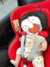 宝得适（BRITAX）宝宝儿童安全座椅0-4岁360度旋转汽车ISOFIX硬接口双面骑士PLUS 双面骑士PLUS火辣红 实拍图