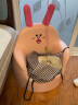 lamami 儿童沙发宝宝婴儿卡通高弹海绵皮艺女孩公主座椅学坐椅lamomi701 粉粉兔（推荐1-3岁） 海绵 49cm 实拍图