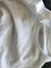 七匹狼短袖t恤男纯棉打底衫夏季薄款舒适透气T恤全棉运动汗衫小白t 白色-圆领款 L-170（建议体重100-120斤） 实拍图