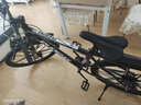 凤凰（Phoenix） 山地自行车成年人男士女士学生变速减震油刹线刹山地车自行车 黑白色十刀轮高碳钢车架 26寸（身高160-180左右） 27速数字指拨/默认线碟可改油碟 实拍图