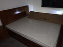 惠寻 京东自有品牌 床新中式全实木实木床1.5米单人床1.8米x2米双人床 床+乳胶棕垫+床头柜*2 1800mm*2000mm箱框结构 实拍图