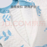 舒贝怡婴儿衣服新生儿连体衣保暖男女童可爱爬爬服满月宝宝周岁哈衣蓝90 实拍图