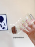 M&M弧形玻璃奶瓶 防胀气新生婴儿奶瓶 小宝宝喝水标准口径奶瓶MM奶瓶 森林款 150ml 【S号+SS号奶嘴】 实拍图