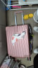 梵地亚行李箱男拉杆箱可登机箱20英寸小型旅行箱密码箱女皮箱子玫瑰金 晒单实拍图