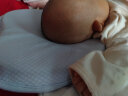 艾茵美（oinme）婴儿定型枕头纠正偏头宝宝新生儿0-1岁扁头矫正3-到6个月圆头防螨 纠正升级款蓝 纠正升级款蓝 实拍图
