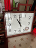 POWER霸王钟表 现代简约方形挂钟客厅家用挂墙时钟长43cmBW23040J2 实拍图