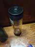 茶之恋茶杯茶水分离男女士红茶绿茶杯便携过滤双层玻璃杯高档父亲节礼物 咖啡色360ml 实拍图