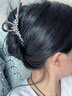 红允大号花朵抓夹女优雅气质发夹后脑勺发卡鲨鱼夹发饰送老婆生日礼物 繁花抓夹F052 实拍图