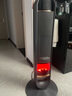美的（Midea）石墨烯电热取暖器家用 智能语音暖风机 全屋升温大面积电暖气快热炉节能省电浴室烤火炉A 黑棕色【加高款806mm+语音控制+火焰】 实拍图