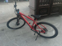 迪卡侬ST530山地车越野自行车单盘正负齿变油碟OVB1 ST530红色S号160cm~169cm 27.5英寸 9速 实拍图