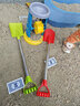 麦乐宝儿童沙滩玩具套装铲子和桶玩沙土男女孩沙漏宝宝挖沙子决明子工具 建雄小鸭桶5件套+50cm双钢铲 沙滩玩具 实拍图