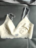 雅姿花无痕运动内衣女小胸罩聚拢无钢圈收副乳睡眠文胸夏季薄款舒适少女 白色套装 M (适合34/75ABC) 实拍图