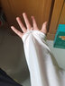 畅印  冰丝防晒袖宽松套袖夏季薄款袖套女大码手袖护臂开车冰袖  1双白色  喇叭袖 实拍图