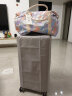 卡拉羊云朵箱大容量魔方体行李箱28英寸拉杆箱男女旅行箱CX8110燕麦灰 实拍图