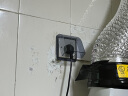 NVC雷士电工 开关插座 透明86型墙壁插座保护面盖 防水盒防溅盒 实拍图