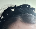 赢夫人（Mrs win） 丝绒水钻星点发箍女2026年新款宽边高颅顶压发宽头箍洗脸发卡 黑色一蝴蝶钻发箍A14-303 实拍图