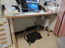 9am智能电动升降桌AI版 语音控制米家款站立电脑桌书桌 橡木色1.4m 实拍图