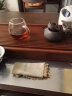 神雕（SHEN DIAO）花梨木茶盘整块实木家用电木款排水功夫茶具红木小号高档茶托茶台 花梨木-简流水(52x24)配水球水管 实拍图