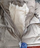后琤美式立领短款羽绒服男宽松冬季保暖外套男士潮流时尚户外无帽外衣 卡其色 L（130-145斤） 实拍图