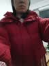 德玛纳【自由奔赴浪漫】冬季保暖90鸭绒连帽外套印花流苏中长女羽绒服 实拍图