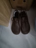 啄木鸟真软皮小皮鞋女2025新款女鞋软底软面软休闲百搭厚底乐福鞋单鞋 深棕色（春秋款） （厚底4厘米） 39 偏小拍大一码 实拍图