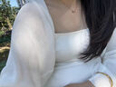 妙奕嘉针织衫披肩女外搭2025新款开衫薄款外套夏季配长裙裙子罩衫空调衫 蝙蝠袖无扣开衫【白色】 均码 【建议120斤内】 实拍图