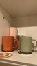 无印良品（MUJI）炻瓷 马克杯 家用水杯 陶瓷杯 咖啡杯 办公室 烟熏粉  500ml 实拍图