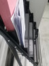 SCD七层大容量资料架杂志架银行宣传单页架金属报刊架卫生院折页展示架办公室海量书报架落地报纸收纳架 C款-黑（七层精致型） 实拍图