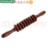 【药房直售】经络瑜伽按摩棒木质手动滚轮按摩器颈椎腿部足部足底背部全身通用小腿wx 9轮深色 实拍图