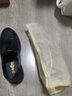 金利来（Goldlion）男鞋新款皮鞋商务休闲鞋气垫软底头层牛皮单鞋套脚一脚蹬懒人鞋子 黑色 40 实拍图