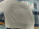 李宁短袖T恤速干【线下同款】运动短袖男女吸汗透气跑步上衣白色 L 实拍图