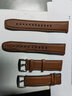 华为手表表带适用于watch3/GT/GT2/Pro真皮运动氟橡胶表带男女款时尚商务穿戴配件 华为表带 真皮沙硕棕  （22mm口径）简装 watch3/GT/GT2/Pro 实拍图